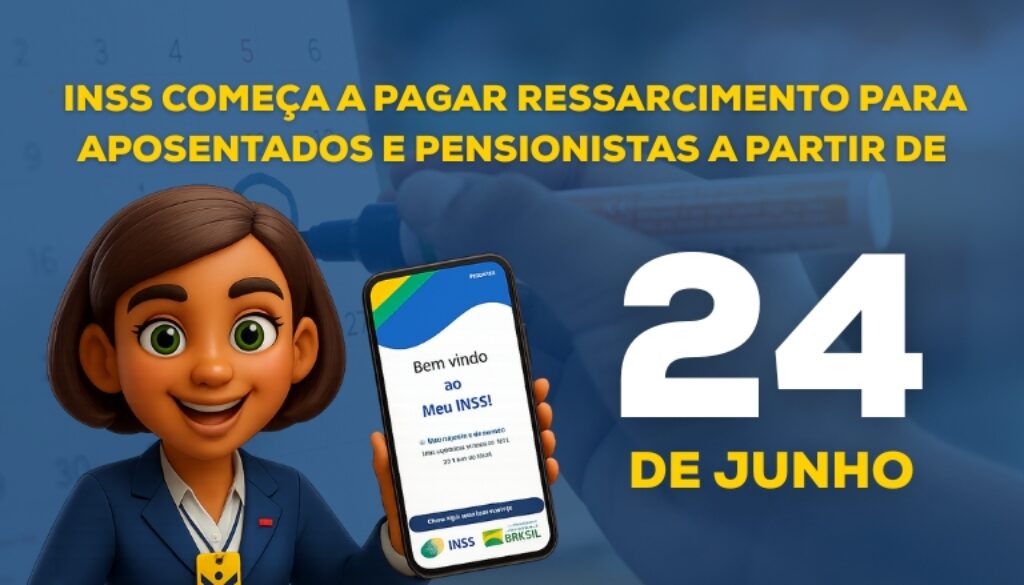 INSS começa a pagar ressarcimento para aposentados e pensionistas a partir de 24 de junho