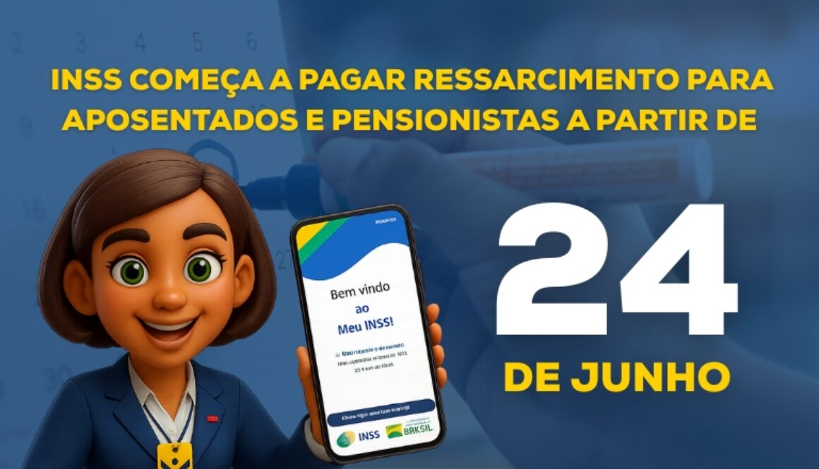 INSS começa a pagar ressarcimento para aposentados e pensionistas a partir de 24 de junho